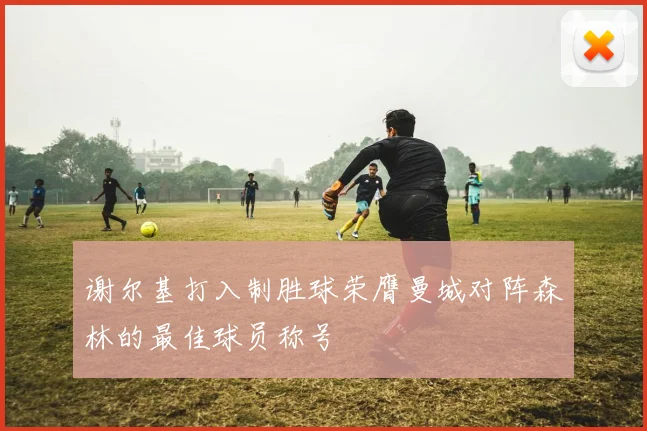 谢尔基打入制胜球荣膺曼城对阵森林的最佳球员称号